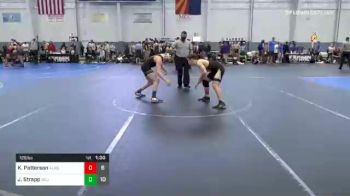 126 lbs Semifinal - Kyle Patterson, Alaska Avalance Gold vs Jj Strapp, Valiant Preps