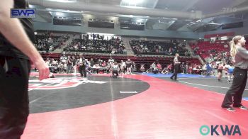 58 lbs Consi Of 8 #1 - Brennon Roblyer, Broken Arrow Wrestling Club vs Baylon Reece, Grove Takedown Club