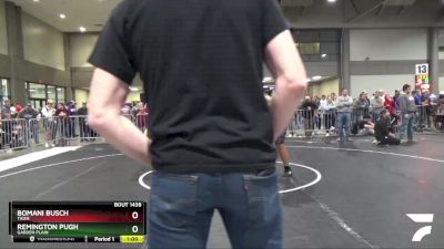 215 lbs Cons. Semi - Remington Pugh, Garden Plain vs Bomani Busch, Tiger