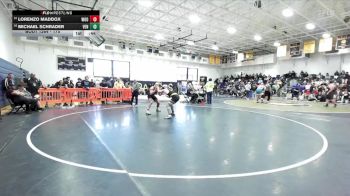 175 lbs Cons. Round 2 - Lorenzo Maddox, Woodbridge vs Michael Schrader, Ventura