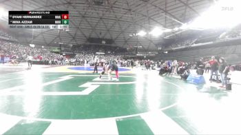 Girls 1B/2B/1A 235 Champ. Round 2 - Dyani Hernandez, Wahluke (Girls) vs MIna Azzam, Nooksack Valley (Girls)
