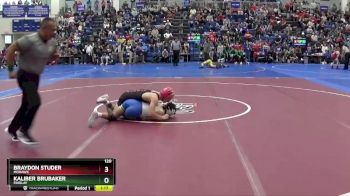 120 lbs Champ. Round 2 - Kaliber Brubaker, Findlay vs Braydon Studer, Mohawk