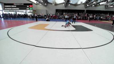 83-M lbs Round Of 16 - Cannon Inman, N/A vs Jackson Cordoba, Cordoba Trained