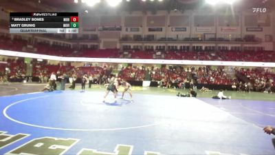 190 lbs Quarterfinal - Bradley Bones, Meridian vs Matt Grunig, Mountain View