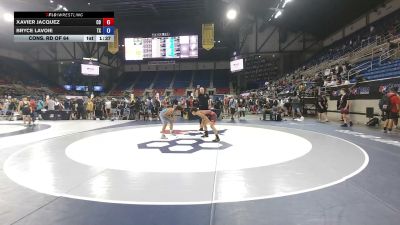 120 lbs Cons. Rd Of 64 - Xavier Jacquez, Colorado vs Bryce Lavoie, Texas