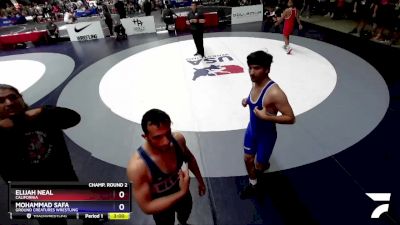 70 lbs Champ. Round 2 - Elijah Neal, California vs Mohammad Safa, Ground Creatures Wrestling