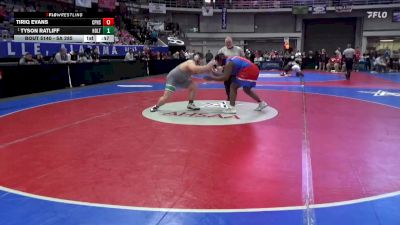 5A 285 lbs Cons. Semi - Tyson Ratliff, Holtville vs Tiriq Evans, Center Point HS