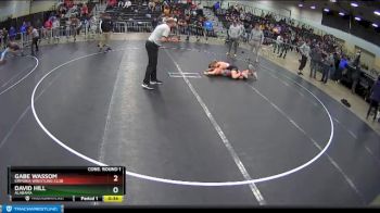 106 lbs Cons. Round 1 - Gabe Wassom, Emporia Wrestling Club vs David Hill, Alabama