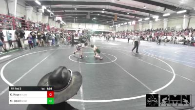 88 lbs Rr Rnd 3 - Kenyon Knorr, Slvwc vs Mathieu Dean, Monte Vista Takedown Club