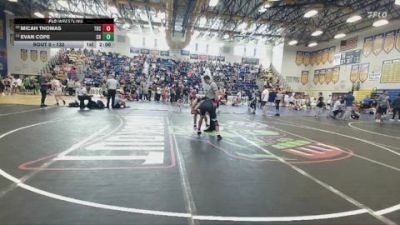 132 lbs Champ. Round 2 - Evan Cope, Charlotte High vs Micah Thomas, Miami Palmetto Sr High