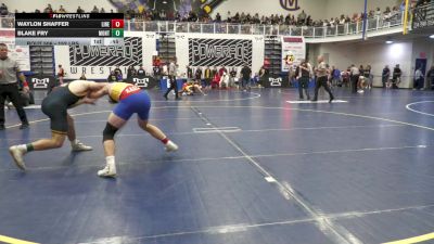 152 lbs Consy 2 - Waylon Shaffer, Line Mountain vs Blake Fry, Montoursville