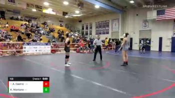 150 lbs Cons. Round 2 - Angel Castro, Corona vs Kaylin Montano, Shadow Hills