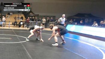 165 lbs 5th Place Match - Nick Mueller, Upper Iowa vs Derek Johnson, St. Cloud State