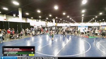 66 lbs Round 4 - Christian Lozada, LV Bear Wrestling Club (Spring vs Liam Rodriguez, Gold Rush Wrestling