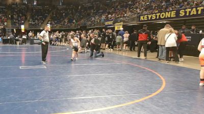 90 lbs Consy 2 - Cross Gibson, Elizabeth Forward vs Connor Jacobs, Wallenpaupack