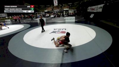 120 lbs Cons. Sub-quarters - TRIET QUANG NGUYEN vs Ethan Gereige, Aftershock Wrestling