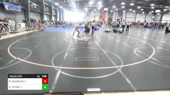 220 lbs Round Of 64 - Robert Canterino, NJ vs Keontay Turner, MI