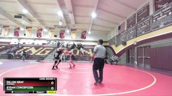 285 lbs Cons. Round 3 - Eydan Concepcion, Perris vs Dillon Gray, Elsinore