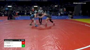 158 lbs Quarterfinal - Alexandria Haiser, Lebanon Wrestling vs Mia Cayard, Lions Wrestling Academy