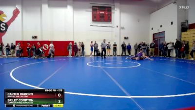 175 lbs Cons. Round 4 - Carter Ogborn, Rensselaer Central vs Briley Compton, Seymour Wrestling Club