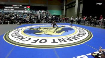 120 lbs Cons. Semi - Francisco Pulido, Downey vs Kayleb Chao, Elk Grove