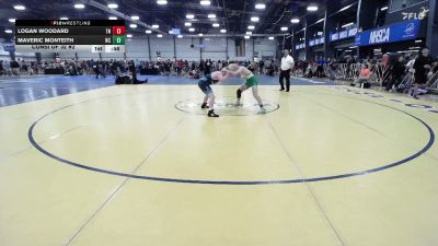 138 lbs Consi Of 32 #2 - Logan Woodard, TN vs Maveric Monteith, NC