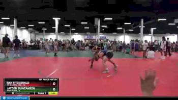 130 lbs Finals (2 Team) - Jayden Duncanson, Iron Horse vs Ray Fitzgerald, PA Alliance Red