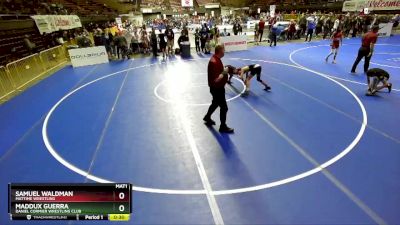 87 lbs Champ. Round 1 - Maddux Guerra, Daniel Cormier Wrestling Club vs Samuel Waldman, MatTime Wrestling