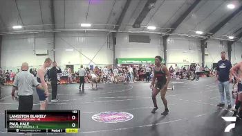 182 lbs Round 3 (4 Team) - Langston Blakely, Glasgow Wrestling vs Paul Hale, Southern Wolves 2