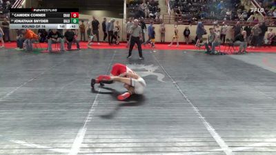 90_B lbs Round Of 16 - Camden Conner, Chartiers-Houston vs Jonathan Snyder, Bald Eagle Area