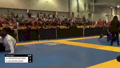 GABRIEL PROCÓPIO DA FONSECA vs COTY ALLEN KELLISON 2022 World Master IBJJF Jiu-Jitsu Championship