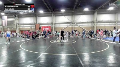 37 kg Rr Rnd 7 - Audra Terwilliger, Central Pennies - GK8E vs Roselyn Kogut, Michigan Wrestling Academy - GK8E