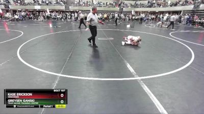 55 lbs Champ. Round 1 - Kase Erickson, Wisconsin vs Greysen Ganski, Team Nazar Training Center