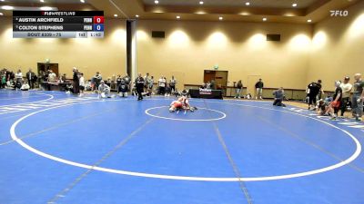 75 lbs 5th Place Match - Austin Archfield, Pennsylvania vs Colton Stephens, Pennsylvania