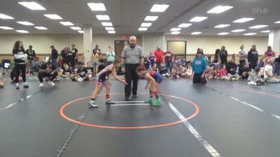 65 lbs Rr Rnd 2 - Kynlee Boozer, Partner Trained Girls vs Leeah Stephen, Valkyrie Girls WC Blue