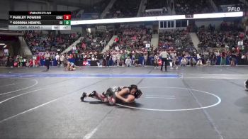 100 lbs Cons. Round 1 - Paisley Powers, Garden City Wrestling Club vs Korrina Hempel, Central Heights