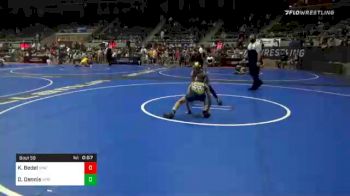 80 lbs Consolation - Kameron Bedel, Spatola Wrestling vs Daniel Dennis, MPR