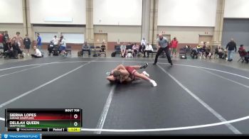 140 lbs Quarterfinal - Delilah Queen, Unattached vs Sierha Lopes, Garage Grapplers