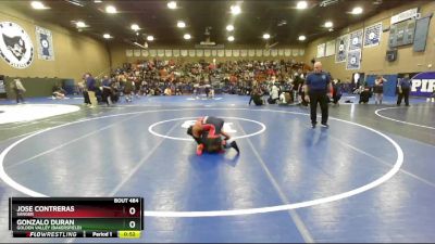 120 lbs Cons. Round 1 - Gonzalo Duran, Golden Valley (Bakersfield) vs Jose Contreras, Sanger