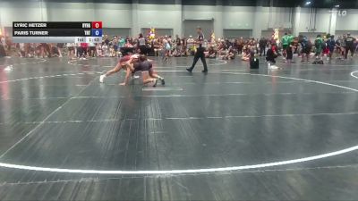 115 lbs Round 2 (10 Team) - Lyric Hetzer, Backyard Brawlers vs Paris Turner, TN Tyrants