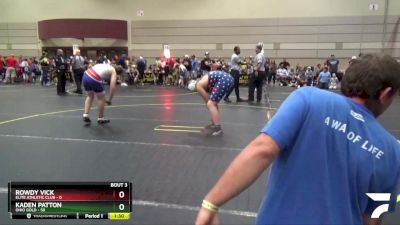 200 lbs Round 1 (6 Team) - Rowdy Vick, Elite Athletic Club vs Kaden Patton, Ohio Gold