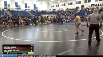 120 lbs Semis & 1st Wb (8 Team) - Layton Burris, Bainbridge vs Mustapha Jallow, Hampton