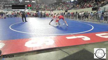 110 lbs Consi Of 8 #1 - Jaxon Fry, Eufaula Ironheads Wrestling Club vs Levi Hook, Sulphur