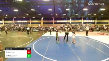 87 lbs Rr Rnd 3 - Stefan Matt, LAWC/Chaminade vs Jaguar Madyun, Cardinal WC