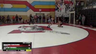 150 lbs Semifinal - Hunter Waneka, Erie vs Brayden Torstenbo, Rawlins