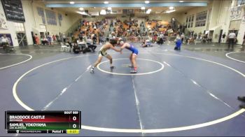 138 lbs Cons. Round 7 - Samuel Yokoyama, Los Alamitos vs Braddock Castle, Buchanan