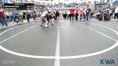92-98 lbs Quarterfinal - Weston Williams, Tonkawa Takedown Club vs Kase Morgan, Grover Rains Wrestling Club