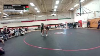 170 lbs 3rd Place Match - Harlie Velarde, Lander vs Madi Ramage, Shoshoni