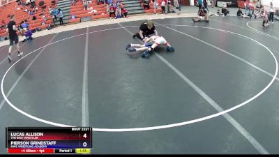 70 lbs Round 2 - Lucas Allison, The Best Wrestler vs Pierson Grindstaff, MWC Wrestling Academy