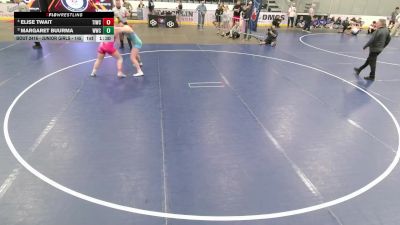 Junior Girls - 145 lbs 1st Place Match - Elise Twait, Team Idaho Wrestling Club vs Margaret Buurma, WOW Wrestling Club